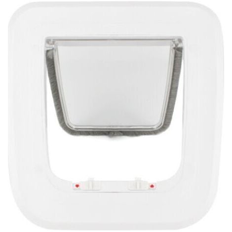 Porte pour animaux de compagnie, nouvelles fournitures pour animaux de compagnie trou de porte pour chien porte pour chat fermeture automatique (1/5)