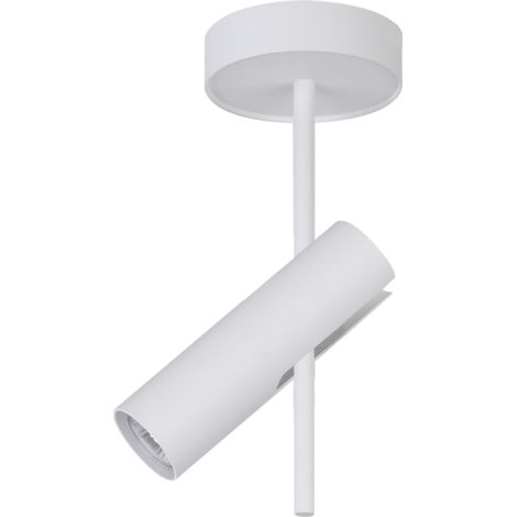 Spot parete/soffitto bianco tondo 1xGU10 25W Leda Sigma