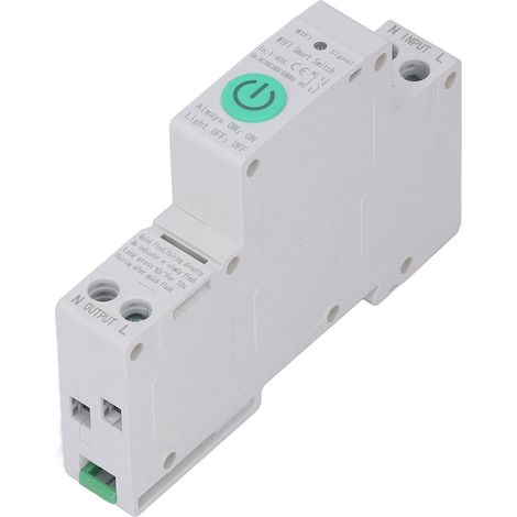 Disjoncteur intelligent WiFi 1P 40A pour application Tuya, commande à distance, détecteur de fuites, interrupteur à air AC100‑240V (1/5)