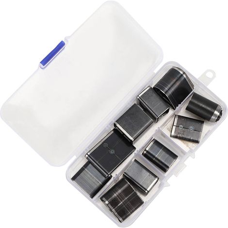 Jeu de 24 poinçons creux pour ceintures en cuir courtes, outil de perçage ovale, rond et carré (1/5)