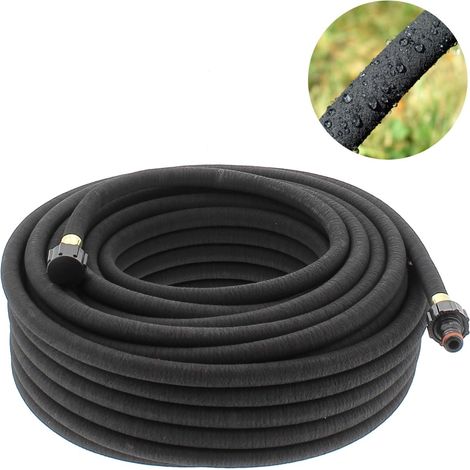 Gt Garden – Tuyau d'arrosage micro-poreux 15 mètres – Ø 12.5 mm (1/2 pouce) – Anti-UV et anti-algues – Économie d'eau jusqu'à 70%