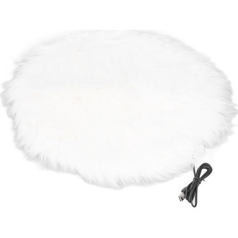 Tapis en fausse fourrure doux et résistant, à poils longs, idéal pour les photos et la décoration intérieure. Tapis moelleux pour le salon, lavable en machine.