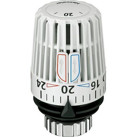 HEIMEIER Tête thermostatique K blanc, Standard, Echelle avec valeurs de température, 6000-00.600 (1/2)