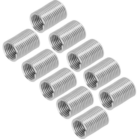 10 inserts filetés, outil de réparation en acier inoxydable avec écrou réducteur, vis de fixation M18x2,5/2,5D (1/5)