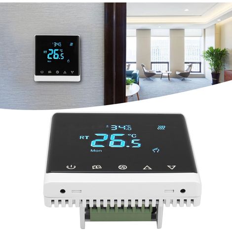 Intelligenter LCD-Thermostat für Gebläsekonvektor-Klimaanlagen im Haushalt, AC220V-Temperaturregler (1/5)
