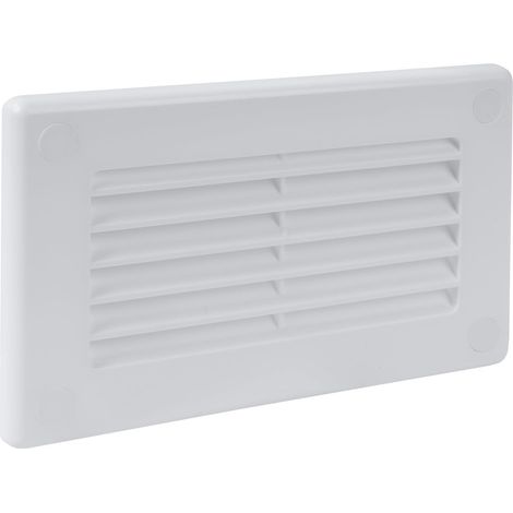 1 Grille De Ventilation 110x55mm Pour Conduit Droit Flexible Système Cvc Chauffage Refroidissement (1/5)