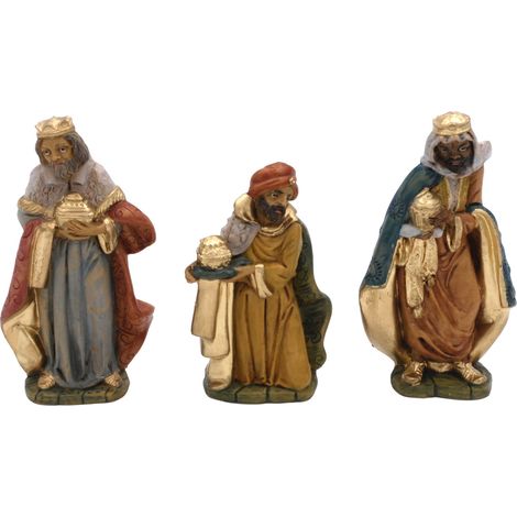 3 RE MAGI 12CM IN RESINA