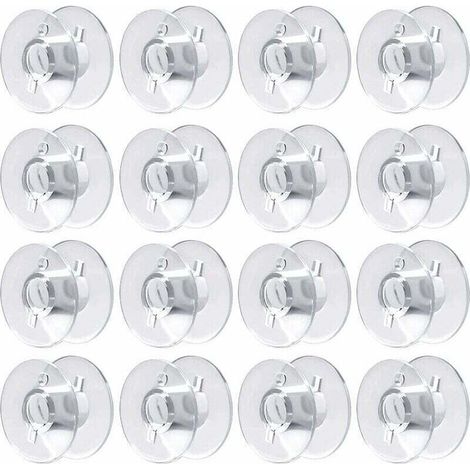 60 Pcs Canette Machine à Coudre Bobines - Pour Machine à Coudre - Canette Plastique - Compatible avec Brother Singer Kenmore Janome et la plupart des Machines à Coudre (1/4)