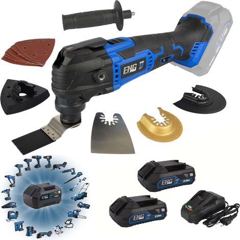 Utensile multifunzione - Linea professionale ONE4ALL 20V - 2 batterie 2.0Ah (1/5)