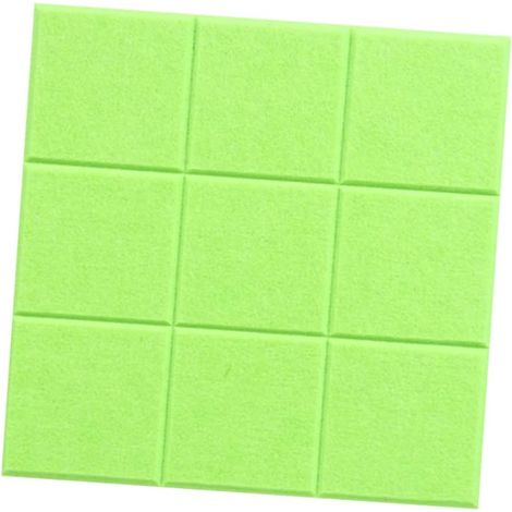 Lot de 4 Tableaux D'affichage Carrés 30x30 Cm en Feutre Vert Lame Autocollante, Panneau Photo Mural Décoratif pour Salle de Classe et Bureau Scolaire (1/5)