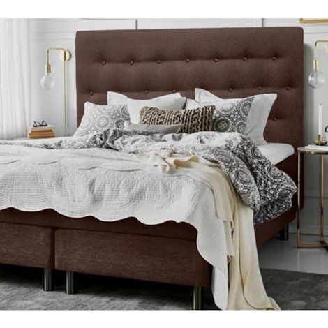 Cabecero de cama tapizado antimanchas Paris 13570 marrón