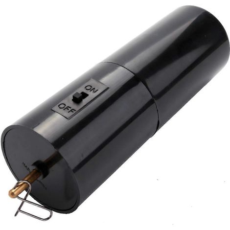 Girouette à piles noire avec moteur rotatif -- (1/5)