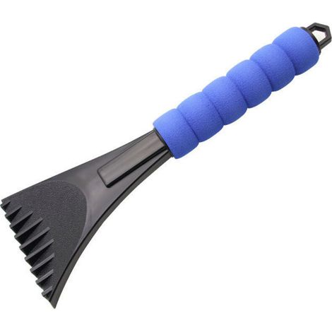 Pelle de dégivrage multifonctionnelle pour voiture, raclage de la neige, brosse de balayage, pelle de déneigement, poignée en éponge EVA grattoir en plastique (1/5)
