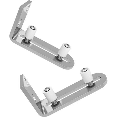 2 pièces guide de sol pour porte de grange coulissante (1/5)