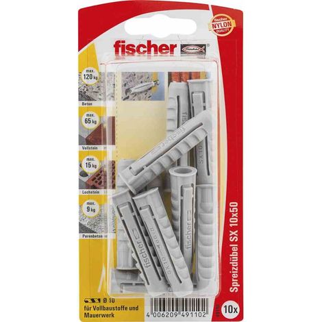 Fischer 10x Dübel SX 10x50 - 49110 Auslauf (1/5)