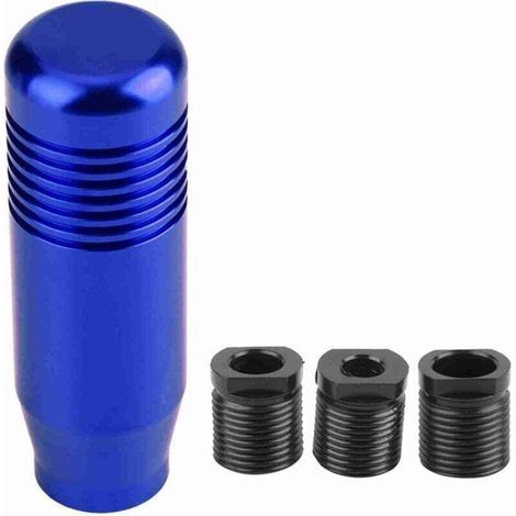 Pomo de palanca de cambios manual de aleación de aluminio Ulisem, 8,5 cm, para Honda, azul (1/4)