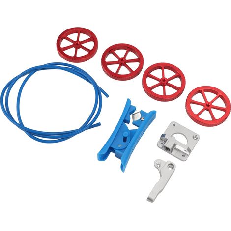 Extrudeuse en alliage d'aluminium, coupe-tubes PTFE, ressort de nivellement, kit de roues, accessoires pour imprimante 3D (1/5)