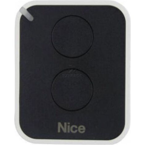 2-Kanal-Fernbedienung für Tore (433 MHz) – 72-Bit-O-Code-Codierung – 200 m Reichweite im Außenbereich – Kompatibel mit Nice-Motoren (1/5)