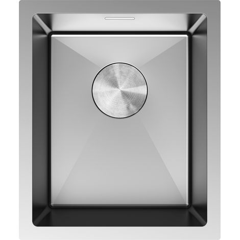 Mexen Trixo Edelstahlspüle 1-Becken 370 x 440 mm, Inox - 6412371000-01 (1/5)