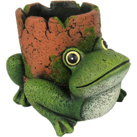 MACETERO RANA TIESTO M 17X16X13,5 CM