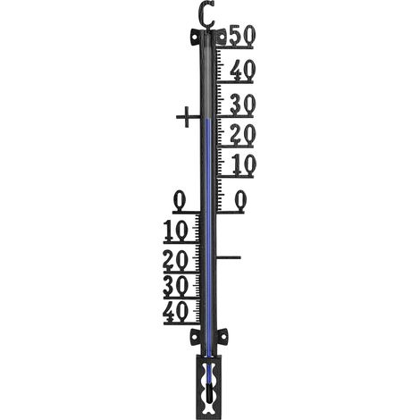 Außen-/Innenthermometer Metall 27 cm.