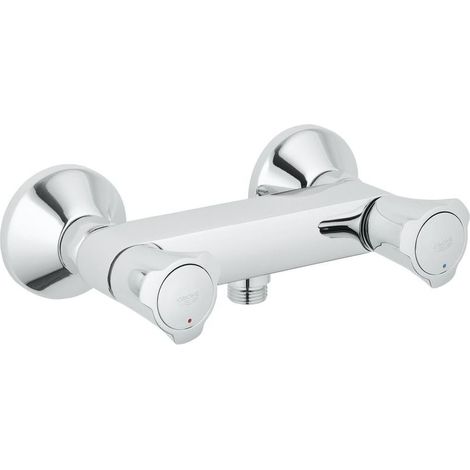 Grohe Costa Zweigriff-Brausebatterie DN 15, Wandmontage, Chrom, 26330001 (1/5)