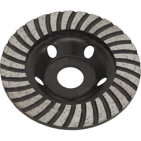 Sealey WDRTCUP115 Worksafe Turbo Row Concrete Grinding Head 115mm