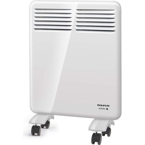 Taurus - Termoconvettore Potenza 500 W ideale per bagni Con montaggio a parete o ruote Protezione IP24 Schermo digitale Programmatore settimanale (1/4)