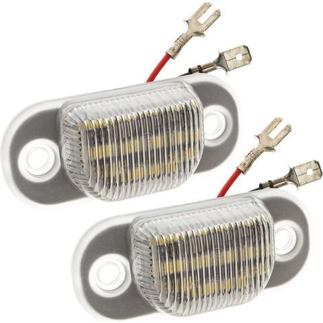 Audi 80 B3 B4 90 B3 100 C3 C4 200 C3 A6 C4 V8 LED-Kennzeichenbeleuchtung 2-teiliges Set