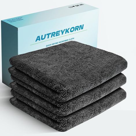 Chiffon Total Clean Chiffon Miro Pack de 3, Micro Fibre XXL pour Cabine De Douche, Vitre, Robinets et Miroirs (40 60cm) (1/5)