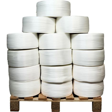 TECPLAST Lot de 38 Feuillards de cerclage tressés LFT4 19 mm x 500 m dont 8 OFFERTS - Feuillard Haute Résistance 750kg