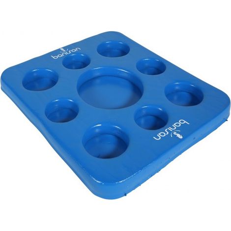 Banisan Kool Tray Schwimmtablett Getränkehalter für Whirlpools mit Spielbrett blau (1/5)