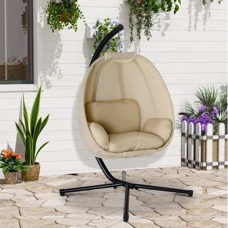 poltrona soggiorno 125x95x170 pieghevole khaki OKMYHOME (1/3)