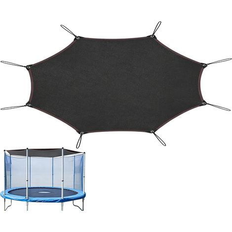 Toile d'ombrage multi-usages, auvent robuste, protection contre les intempéries pour pelouse, fixation sécurisée pour parc, protection pour trampoline x1, accessoire de terrasse pour loisirs familiaux