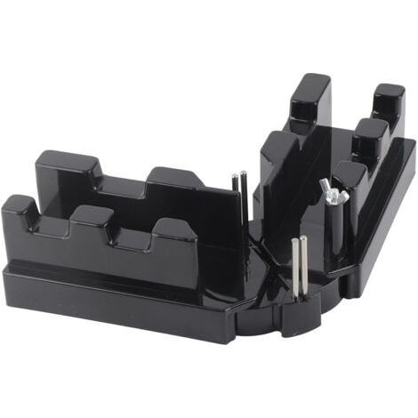 Boite a onglet, 2 en 1 Coupe et Mesure Haute Précision avec Pince 85 à 180 Degrés pour plinthe (1/5)