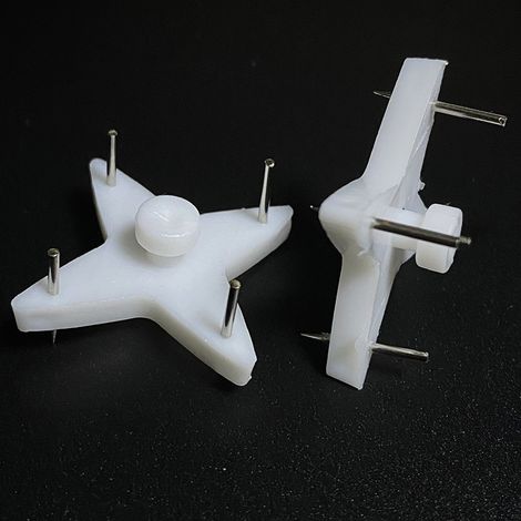 Crochets muraux pour peintures et tableaux, sans perçage, clous invisibles pour cadres de miroirs de salle de bain, 4 cadres muraux, clous invisibles pour fixation murale. (1/5)