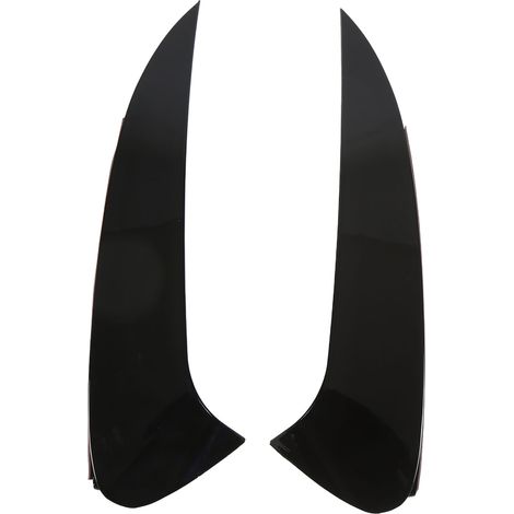Becquet d'aération de pare-chocs arrière, insert de déflecteur, garniture noire brillante de remplacement pour Mercedes GLE Coupé C292 2015-2019 (1/5)