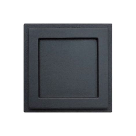 Porte de ramonage en fonte HTT 605 noire – Largeur 170 mm – Étanchéité aux gaz – Pour poêles à bois et cheminées – Pisla