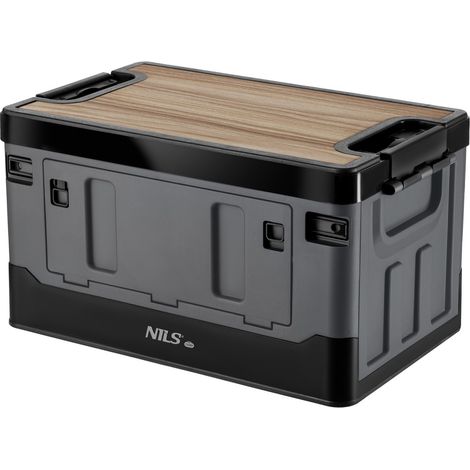 38L Grey Foldable Transport Box with Tabletop (1/5)