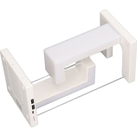 Veilleuse à lévitation magnétique, lampe de table LED tactile à 3 niveaux avec chargement sans fil pour téléphone, blanche (1/5)