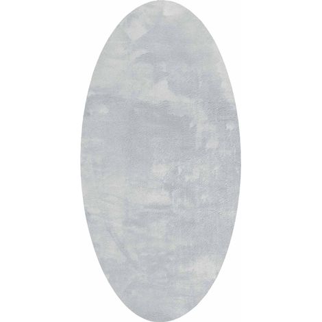 Maison Exclusive - Bereichsteppiche Oval HUARTE Grau 80 x 150 cm
