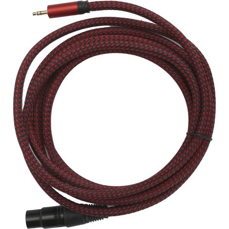 Câble de connexion microphone JORINDO XLR vers jack 3,5 mm (XLR femelle vers jack 3,5 mm) - Câble de signal symétrique JD6030 - 3 m (1/5)