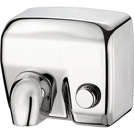 Asciugamani elettrico con pulsante lucido (1/3)