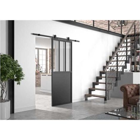 Optimum OPTIMUM ATELIER Schiebetürset schwarz matt 204x83 cm (1/3)