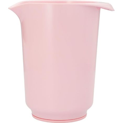 Bol mélangeur et de service, rose en soie, 12,5 × 16,5 × 18,5 cm – 1,5 l, PET recyclable, résistant aux rayures, passe au lave-vaisselle et au micro-ondes (1/2)