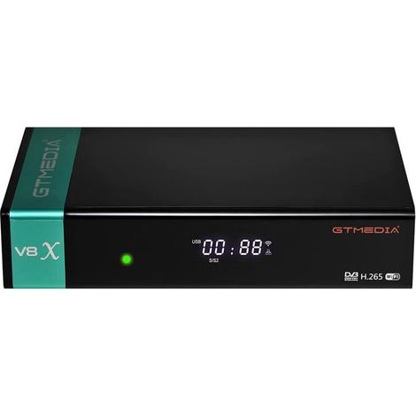 Décodeur Satellite TV - GT MEDIA - V8X - WiFi - Ethernet - Full HD 1080p
