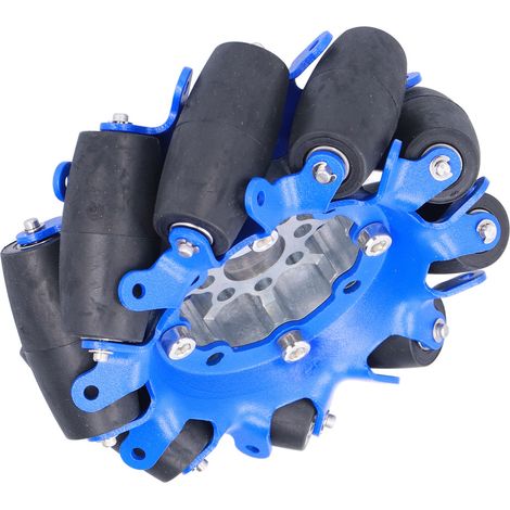 Roue Mécanum Droite 5606-0000-0100, Roue Omnidirectionnelle 4", Compatible Robot, Déplacement Latéral, Pièce de Rechange (1/5)