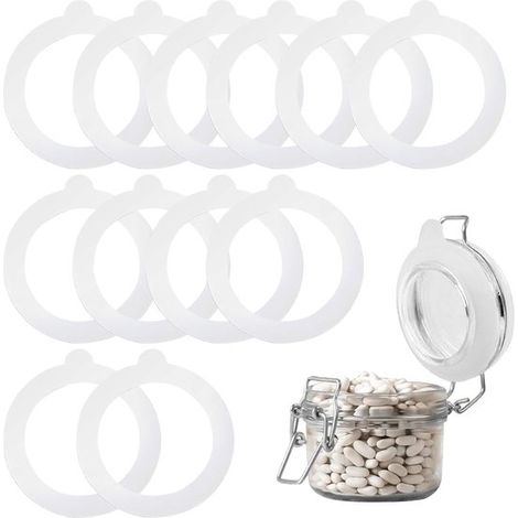 Gummiringe für Einmachgläser 12er Set lebensmittelecht 9,7 cm (1/5)