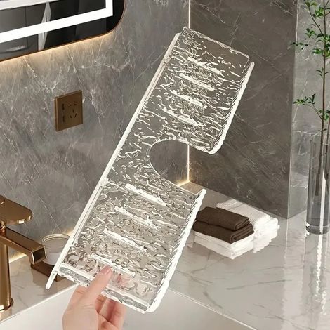 tagre de rangement pour robinet de lavabo de salle de bain (1/5)