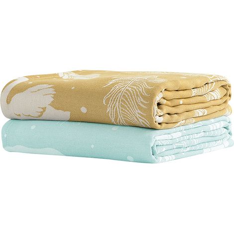 Couverture Rafraîchissante - Fibre Absorbante de Chaleur - Double Face - Taille Twin - Pour Dormir en Été (1/5)